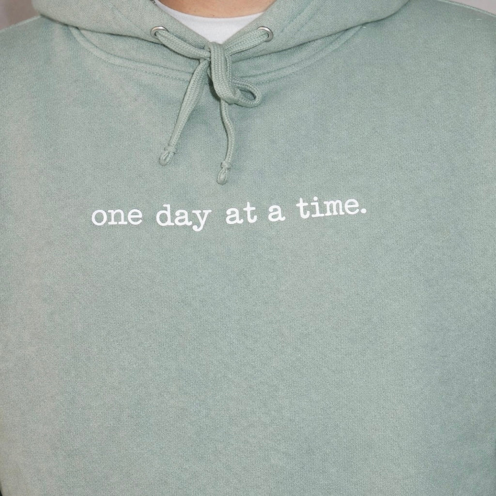 one day at a time x pistachio sweatshirt